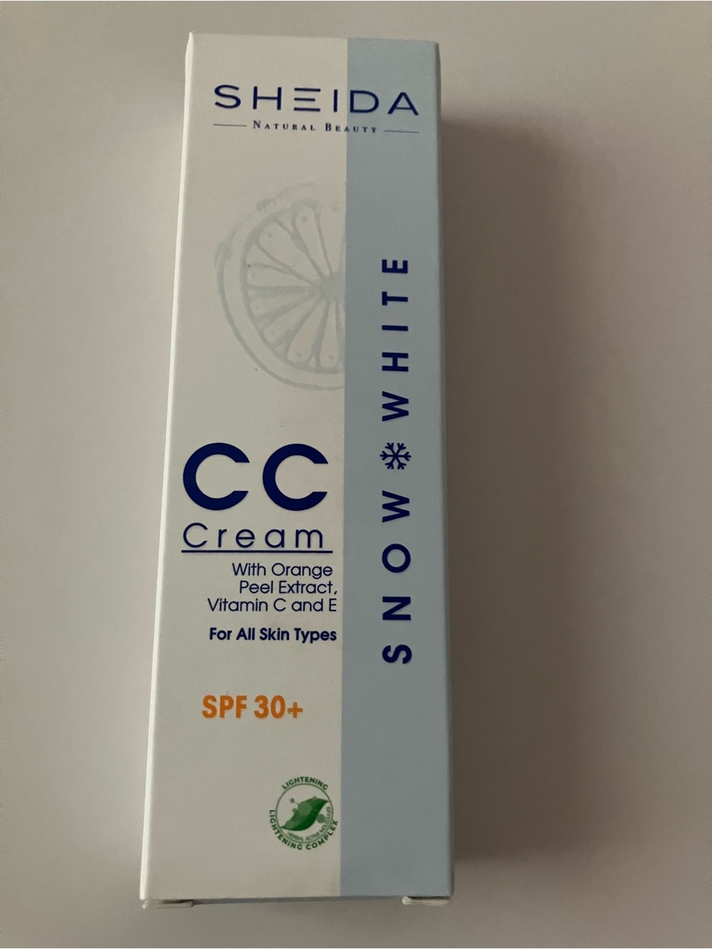 Sheida - Snow White CC Cream SPF 30+ - 1.7oz K-Beauty